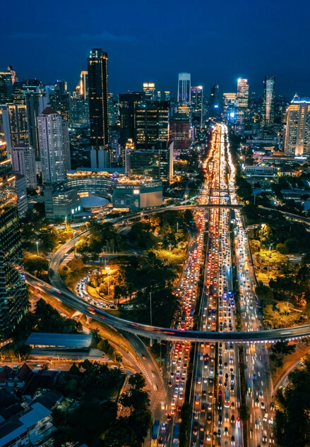 Ulaşım ve trafik için CCTV kamera uygulaması