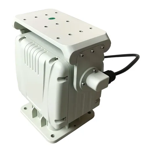 Sonsuz dişli değişken hız 10kg (20.05Ib) yük kapasitesi ile açık Mini Pan Tilt başkanı pozisyoner