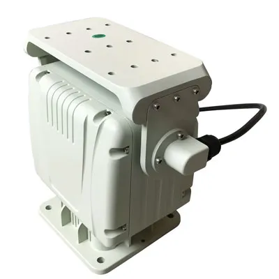 Sonsuz dişli değişken hız 10kg (20.05Ib) yük kapasitesi ile açık Mini Pan Tilt başkanı pozisyoner