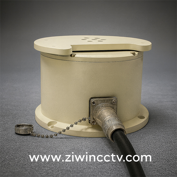 single axis rotator back side