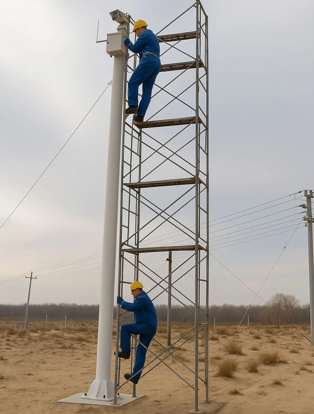 Kazakistan boru hattı güvenlik izleme projesi