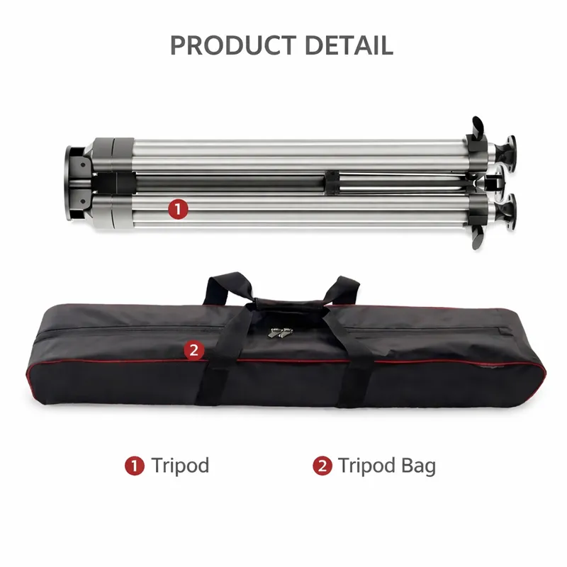 Pan Tilt ünitesi için ZN-T200 200kg(440.92lb) yük Tripod