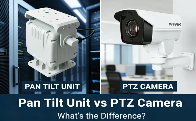 Pan Tilt ünitesi vs PTZ kamera: fark nedir?